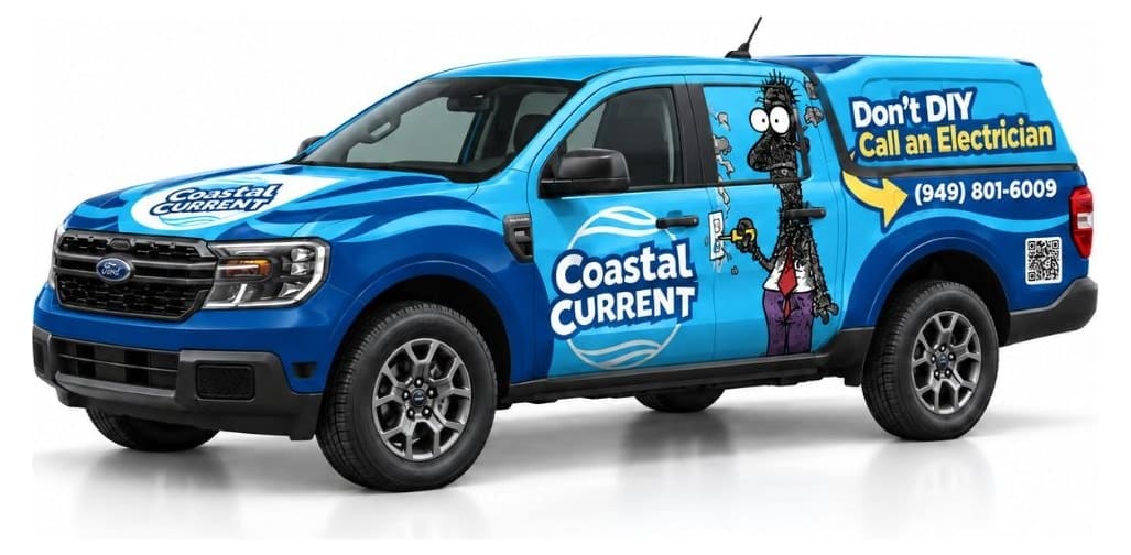 Coastal Current — Truck wrap · Orange County, CA